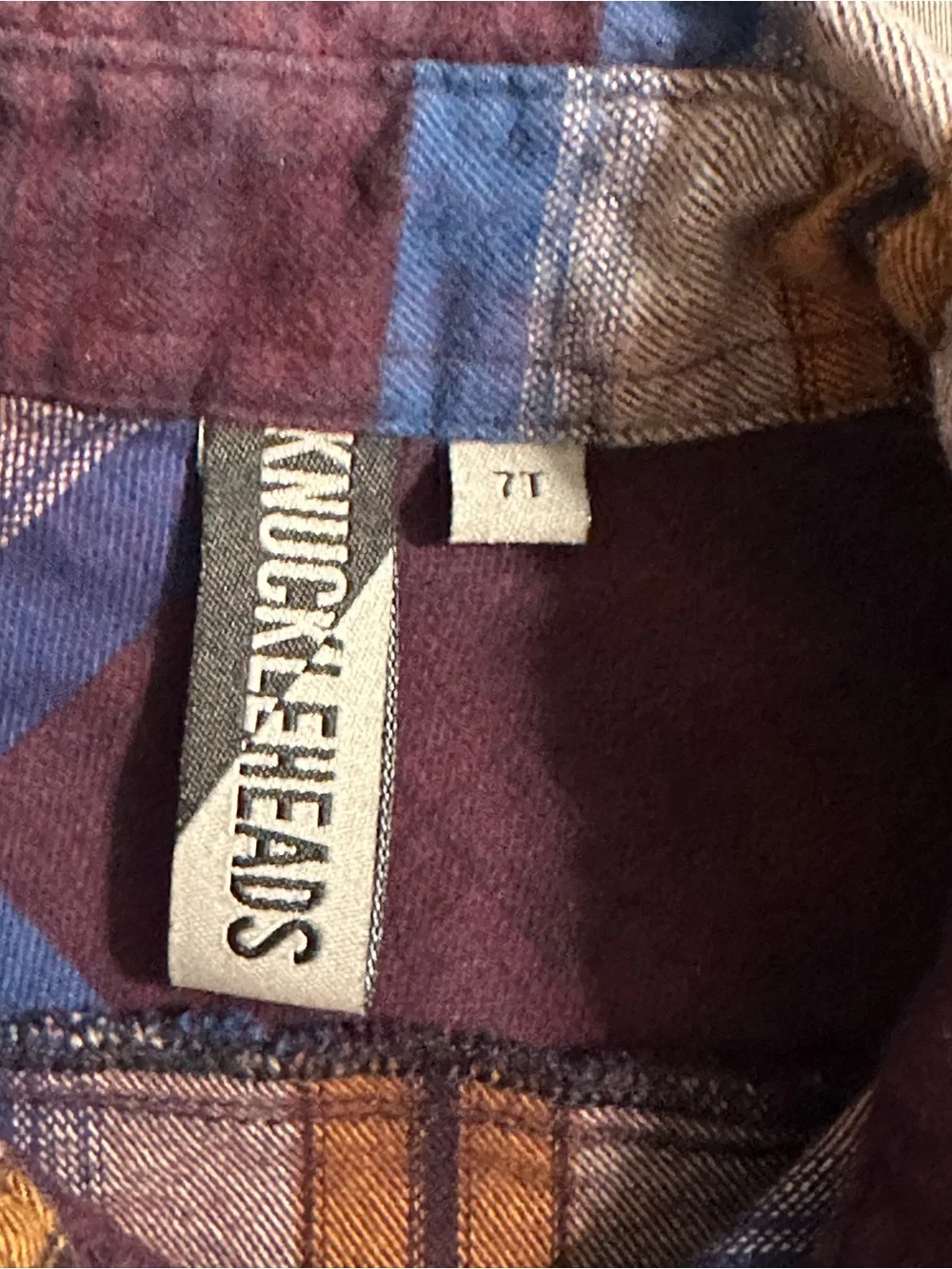 Boys Knuckleheads Vintage-Inspired Plaid Flannel Shirt Size 7T
